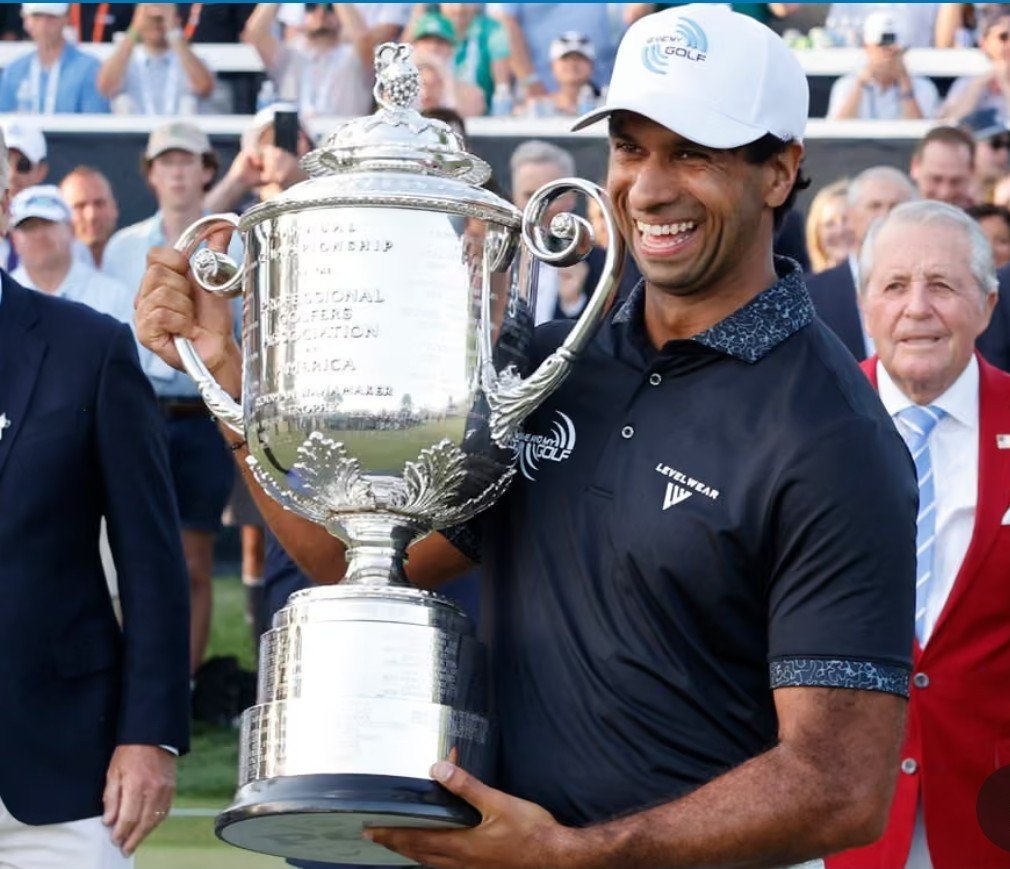Aaron Rai ends 107-year English drought with dramatic PGA Championship win